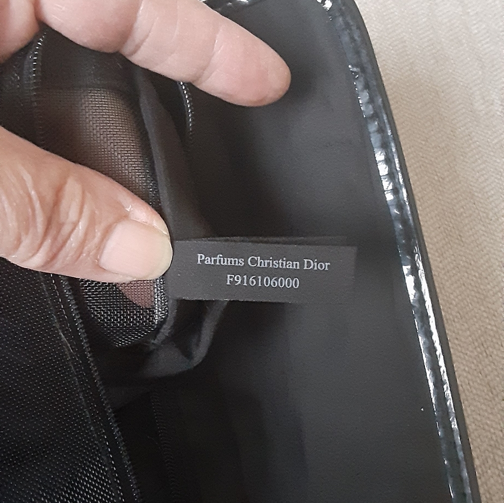 Dior beauty black nylon makeup bag - Picture 10 of 12
